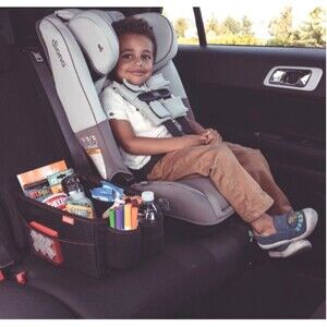 Diono XL Travel Pal Multi Use Car Organizer Cup Holders Back Seat Storage Gray